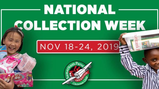Operation Christmas Child Collection Week