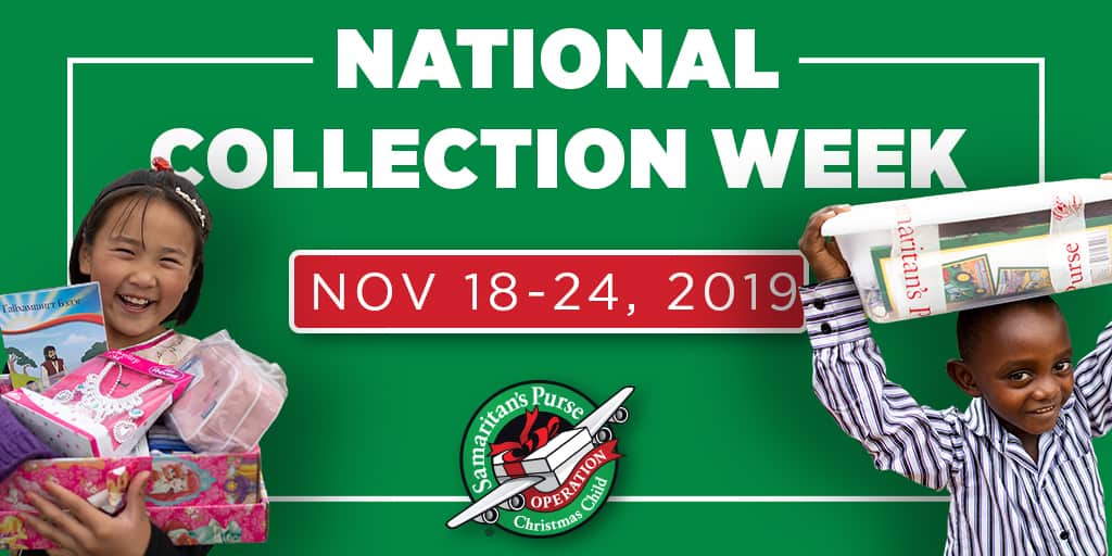 Operation Christmas Child Collection Week
